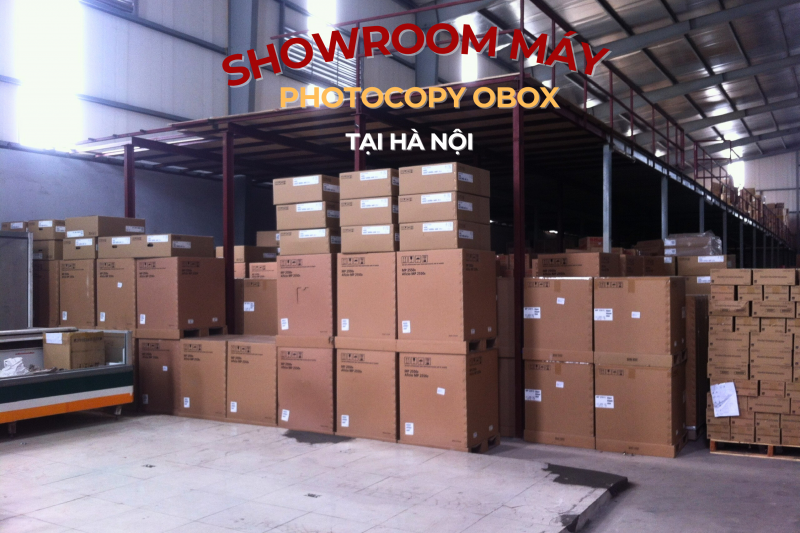 Showroom máy photocopy OBOX tại Hà Nội